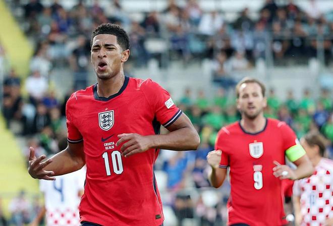 英格兰客场7-0血洗克罗地亚 贝林独造4球凯恩双响