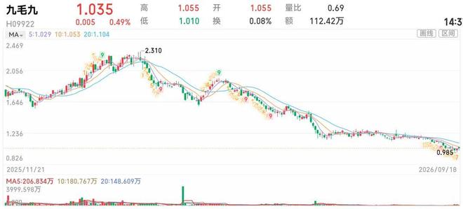 九毛九，终于对得起这三个字了